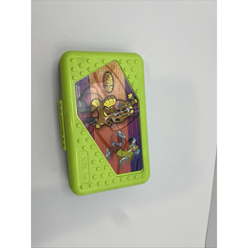 Vintage 90s Spacemaker Scooby Doo & Shaggy Green & Blue Pencil Keeper 8 x 5 VTG